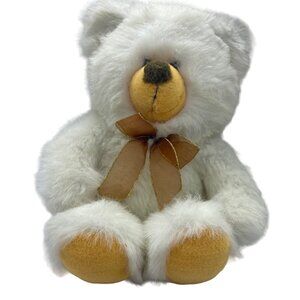 Vtg 2000 Kellytoy Polar Teddy Bear Plush Stuffed Animal Handcrafted 13" RARE